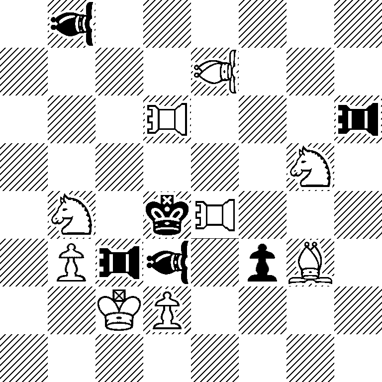 1*3b6/4*3B3/3*3R3*3r/6S1/1S1k*3R3/1P*3r*3b1pB1/2KP4/8