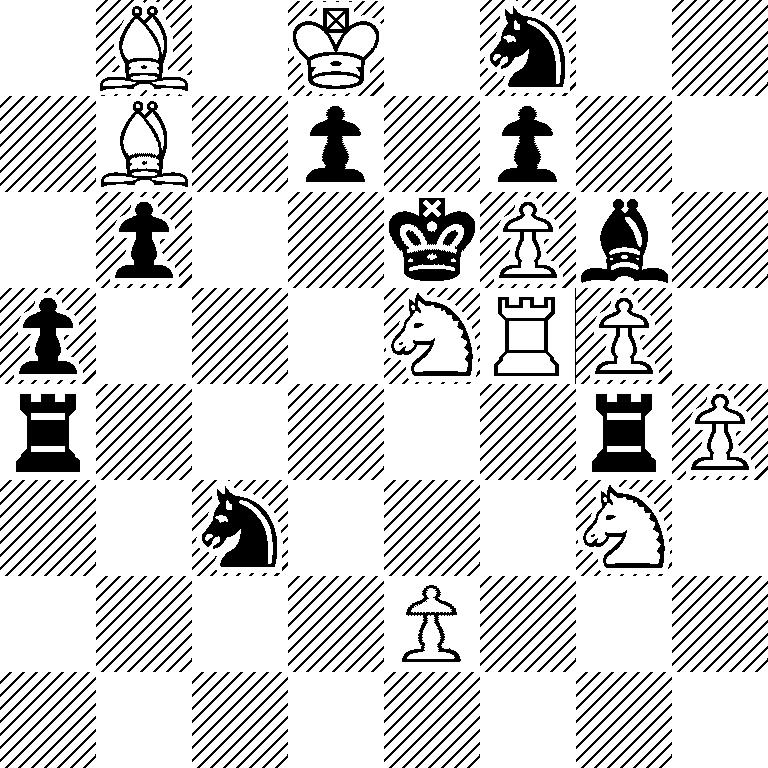 1B1K1n2/1B1p1p2/1p2kPb1/p3NRP1/r5rP/2n3N1/4P3/8