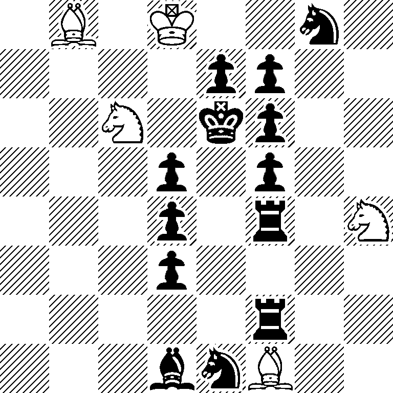 1B1K2n1/4pp2/2N1kp2/3p1p2/3p1r1N/3p4/5r2/3bnB2