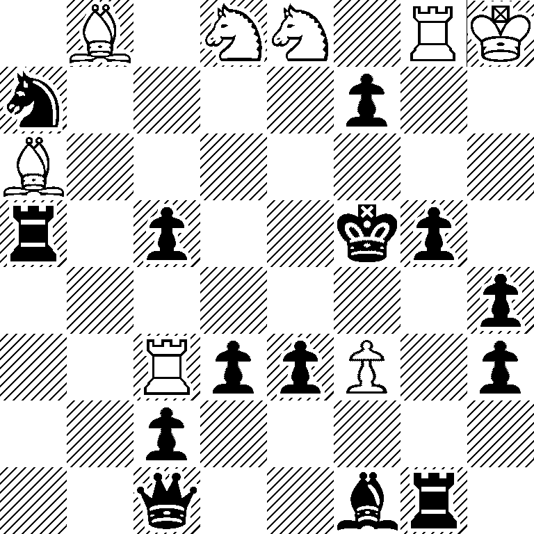 1B1NN1RK/n4p2/B7/r1p2kp1/7p/2RppP1p/2p5/2q2br1