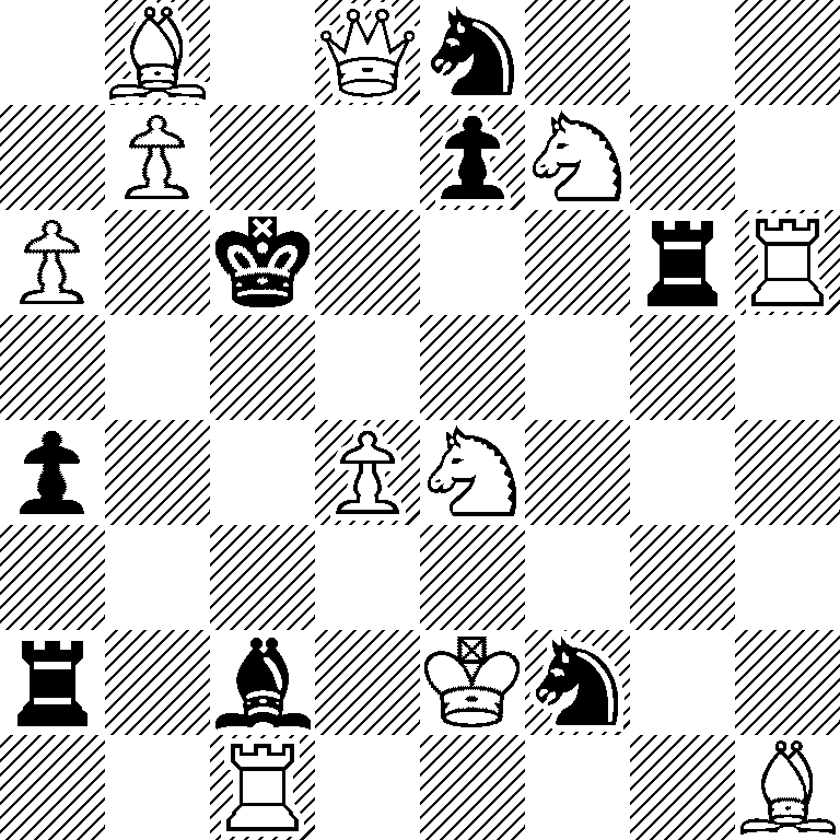 1B1Qn3/1P2pN2/P1k3rR/8/p2PN3/8/r1b1Kn2/2R4B