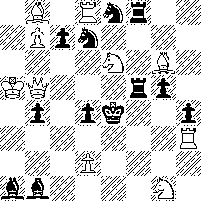 1B1Rnr2/1Ppn4/4N1B1/KQ3rp1/1p1pk2p/7R/3P4/bb4N1