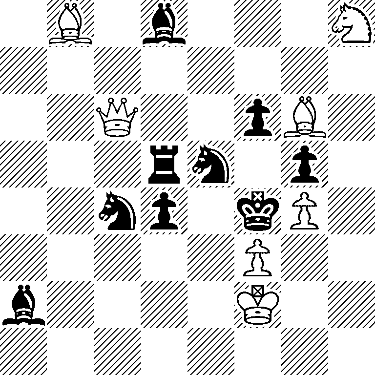 1B1b3N/8/2Q2pB1/3rn1p1/2np1kP1/5P2/b4K2/8