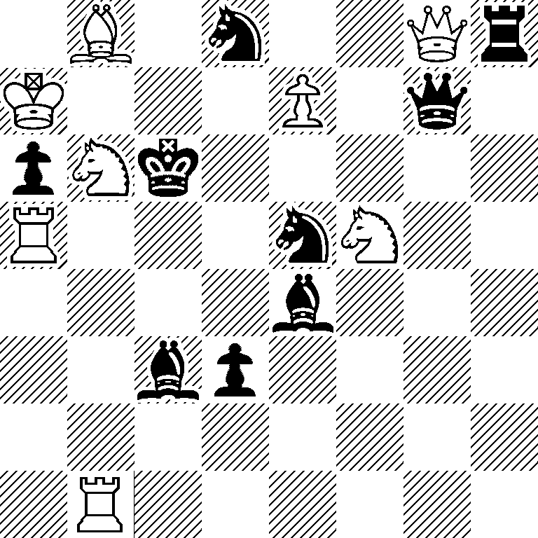 1B1n2Qr/K3P1q1/pNk5/R3nN2/4b3/2bp4/8/1R6