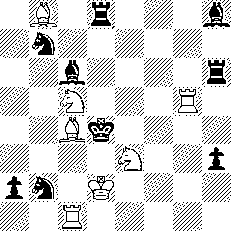 1B1r3b/1n6/2b4r/2N3R1/2Bk4/4N2p/pn1K4/2R5
