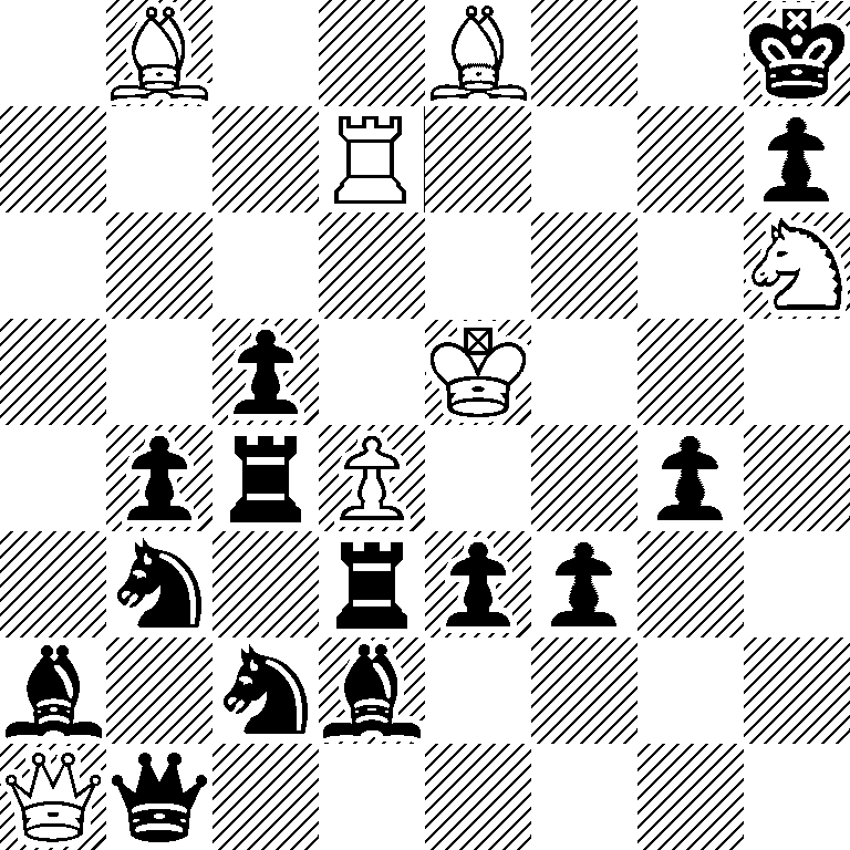 1B2B2k/3R3p/7N/2p1K3/1prP2p1/1n1rpp2/b1nb4/Qq6