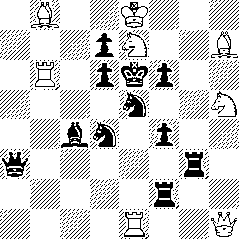 1B2K3/3pN2B/1R1pkp2/4n2N/2bn1p2/q5r1/5r2/4R2Q