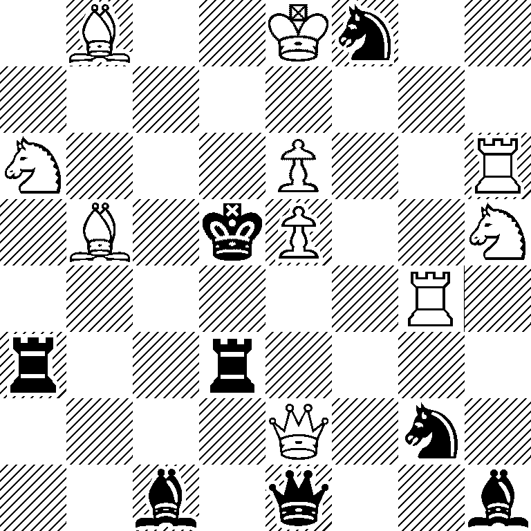 1B2Kn2/8/N3P2R/1B1kP2N/6R1/r2r4/4Q1n1/2b1q2b
