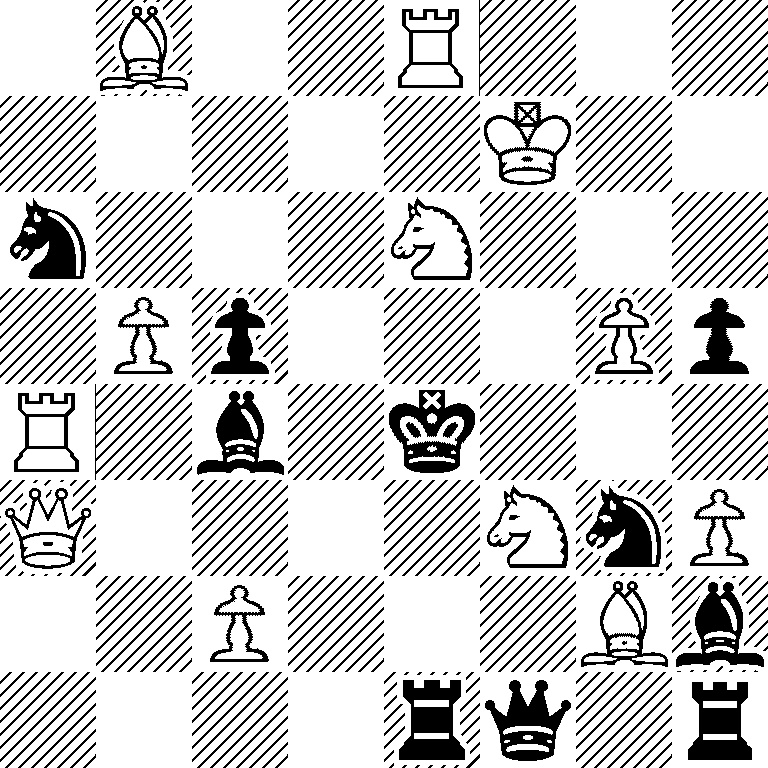 1B2R3/5K2/n3N3/1Pp3Pp/R1b1k3/Q4NnP/2P3Bb/4rq1r