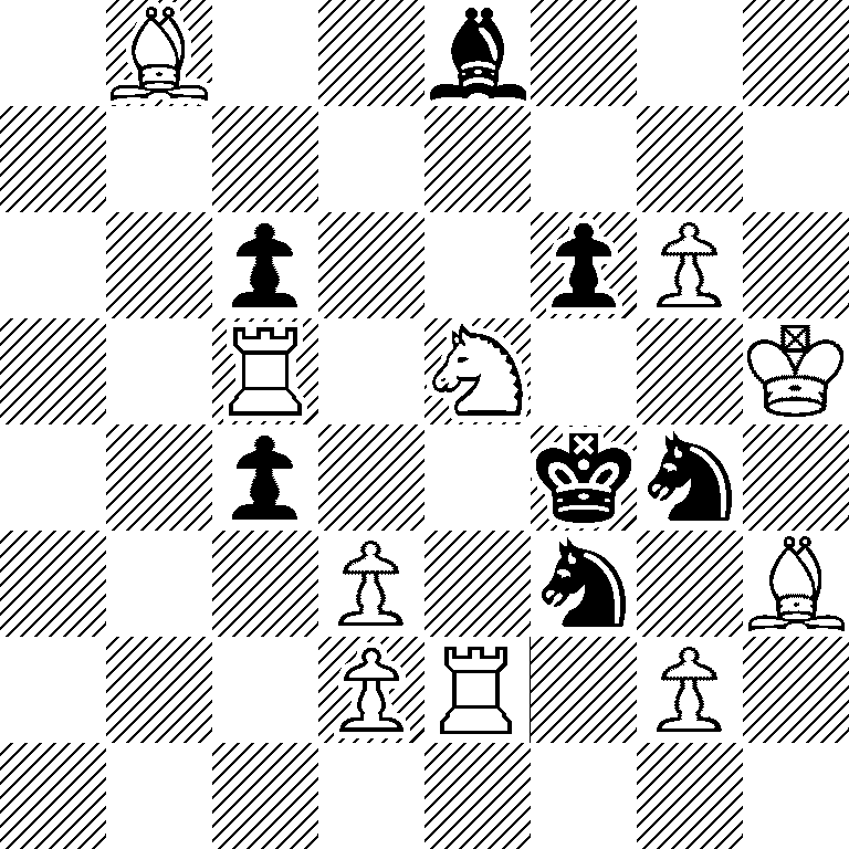 1B2b3/8/2p2pP1/2R1N2K/2p2kn1/3P1n1B/3PR1P1/8