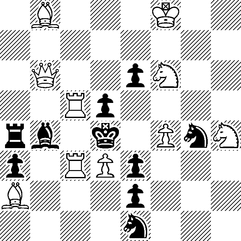 1B3K2/8/1Q2pN2/2Rp4/rb1k1PnN/p1RPp3/B3p3/4n3