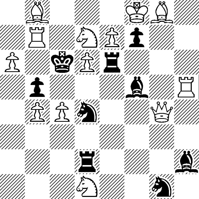 1B3KB1/1R1NPp2/P1kPr3/1p3b1R/1PPn2Q1/8/3r3b/3N2n1