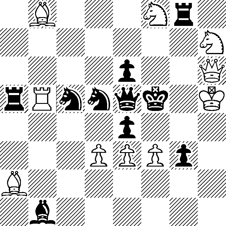 1B3Nr1/7N/4p2Q/rRnnqk1K/4p3/3PPPp1/B7/1b6