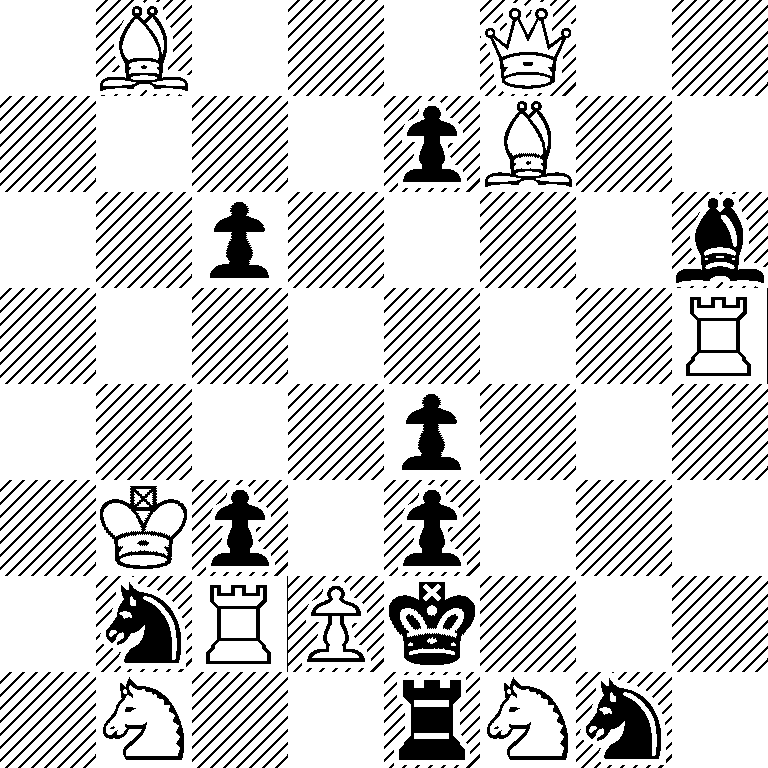 1B3Q2/4pB2/2p4b/7R/4p3/1Kp1p3/1nRPk3/1N2rNn1