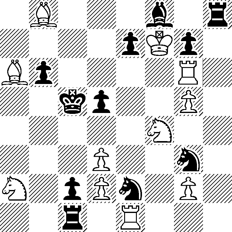 1B3b1r/4pKp1/Bp4R1/2kp2P1/5N2/3P2n1/N1pPn1P1/2r1R3