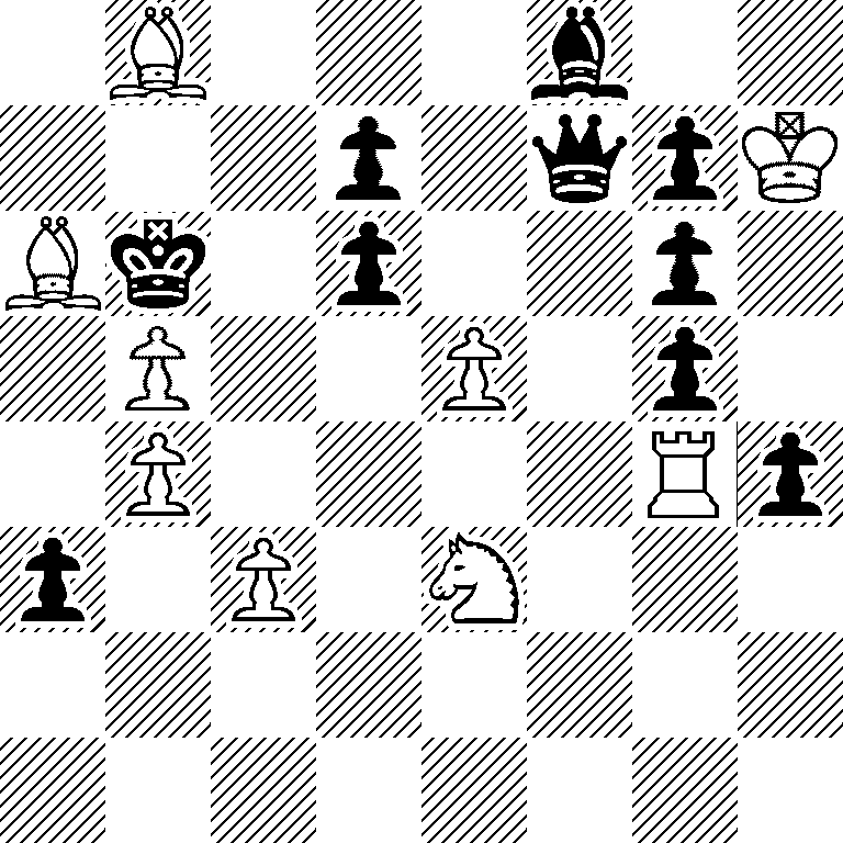 1B3b2/3p1qpK/Bk1p2p1/1P2P1p1/1P4Rp/p1P1N3/8/8