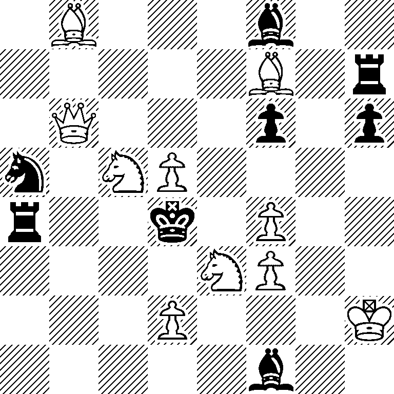 1B3b2/5B1r/1Q3p1p/n1NP4/r2k1P2/4NP2/3P3K/5b2