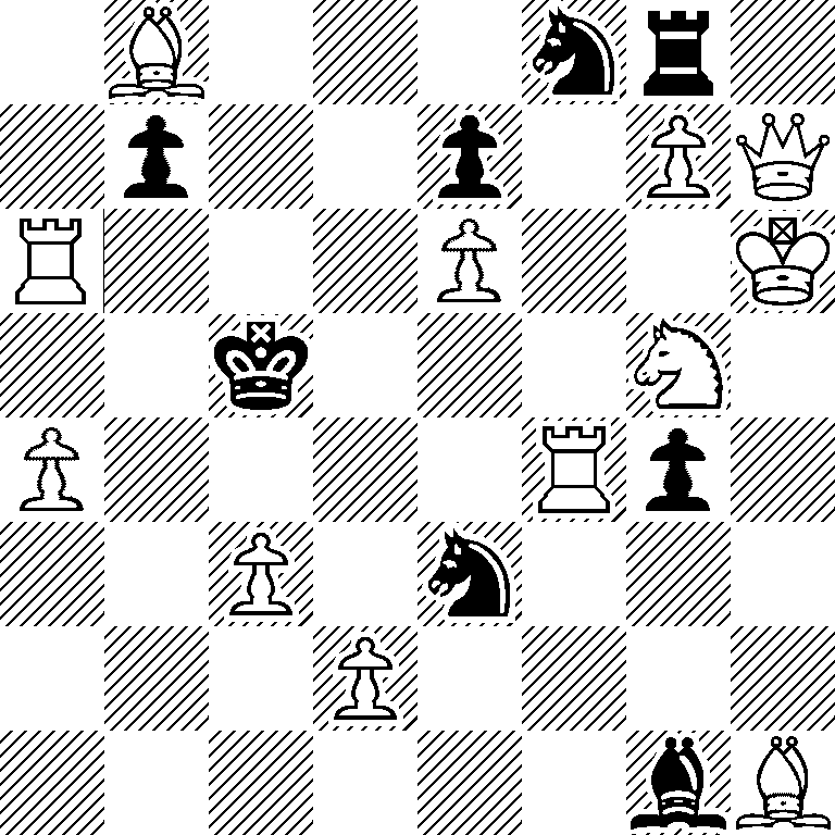 1B3nr1/1p2p1PQ/R3P2K/2k3N1/P4Rp1/2P1n3/3P4/6bB