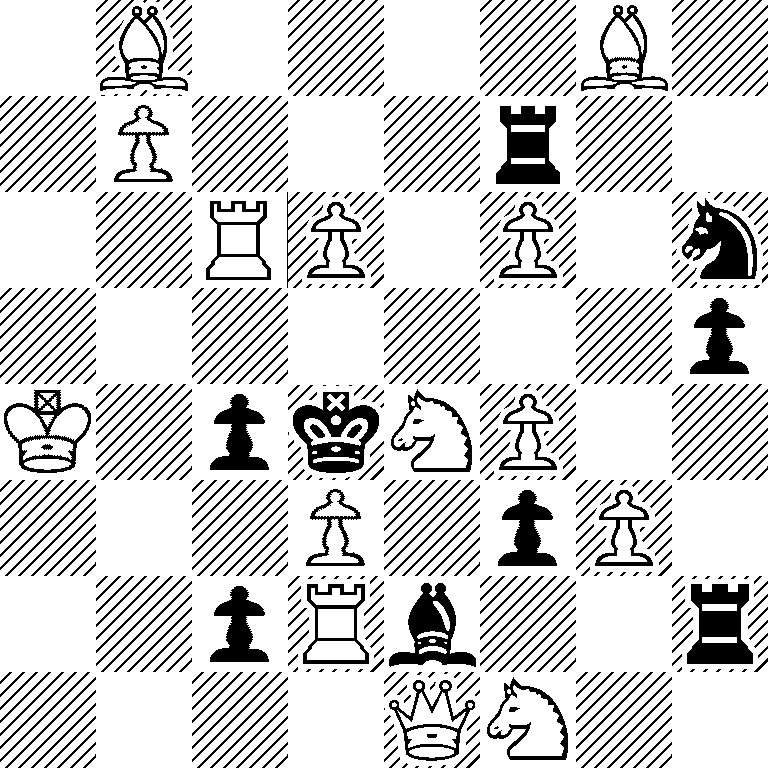 1B4B1/1P3r2/2RP1P1n/7p/K1pkNP2/3P1pP1/2pRb2r/4QN2