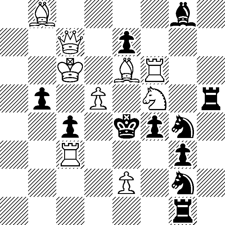 1B4b1/2Q1p3/2K1BR2/1p1P1N1r/2p1kpn1/2R3p1/4P1n1/6r1