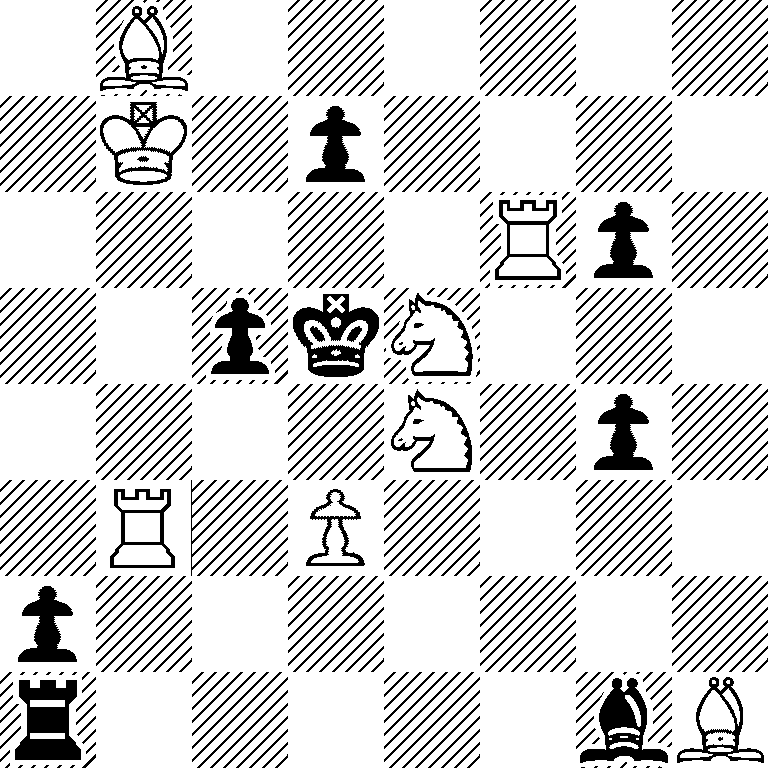 1B6/1K1p4/5Rp1/2pkN3/4N1p1/1R1P4/p7/r5bB