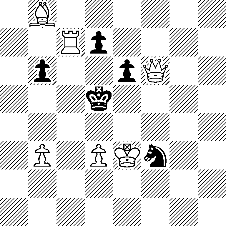 1B6/2Rp4/1p2pQ2/3k4/8/1P1PKn2/8/8