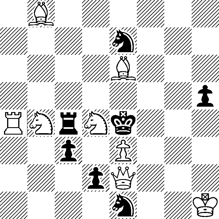 1B6/4n3/4B3/7p/RNrNk3/2p1P3/3pQ3/4n2K