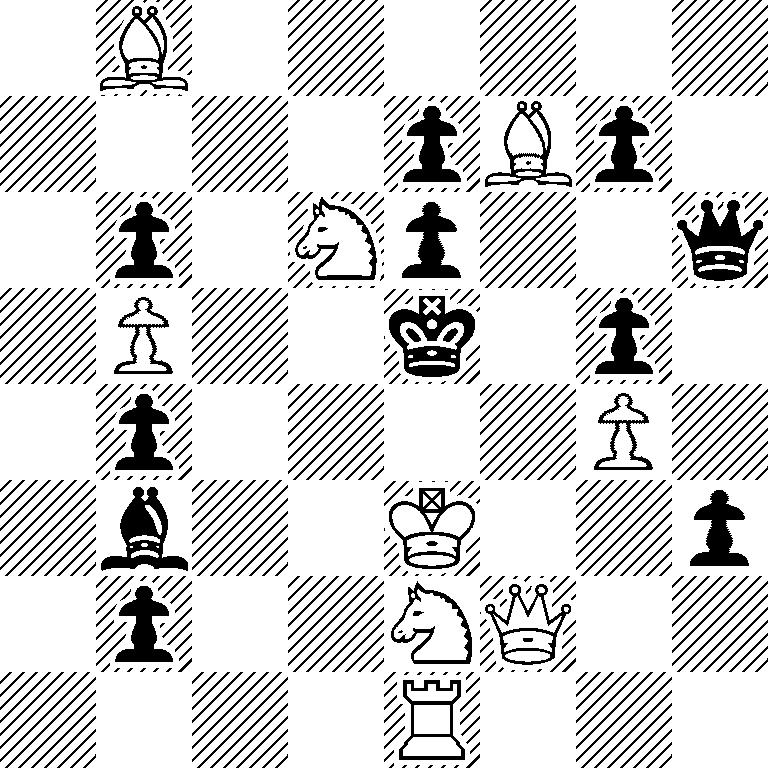 1B6/4pBp1/1p1Np2q/1P2k1p1/1p4P1/1b2K2p/1p2NQ2/4R3