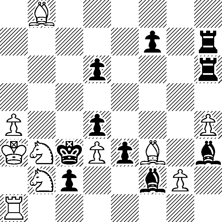 1B6/5p1r/3p3r/8/P2p3P/KNkPpB1b/1Np2bP1/R7