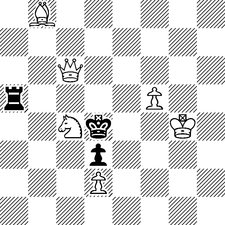 1B6/8/2Q5/r4P2/2Nk2K1/3p4/3P4/8