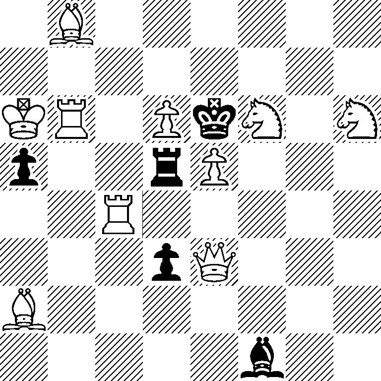1B6/8/KR1PkN1N/p2rP3/2R5/3pQ3/B7/5b2