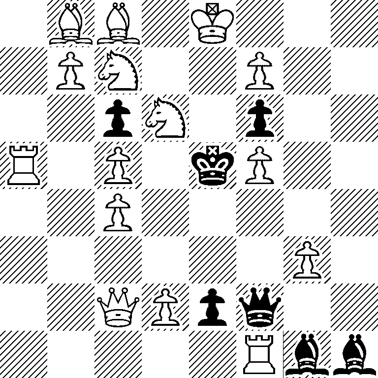 1BB1K3/1PN2P2/2pN1p2/R1P1kP2/2P5/6P1/2QPpq2/5Rbb