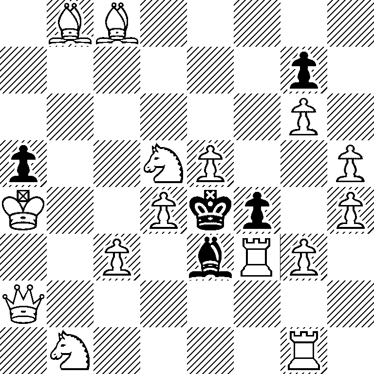 1BB5/6p1/6P1/p2NP2P/K2Pkp1P/2P1bRP1/Q7/1N4R1