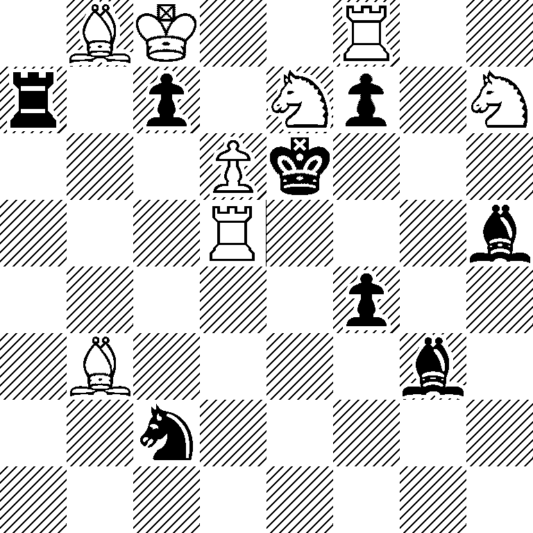 1BK2R2/r1p1Np1N/3Pk3/3R3b/5p2/1B4b1/2n5/8