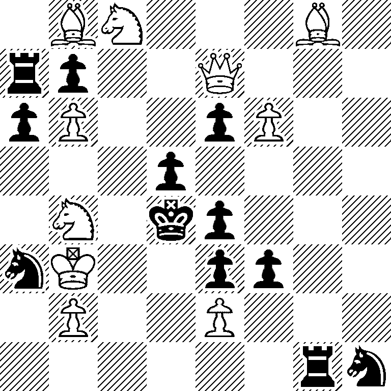 1BN3B1/rp2Q3/pP2pP2/3p4/1N1kp3/nK2pp2/1P2P3/6rn