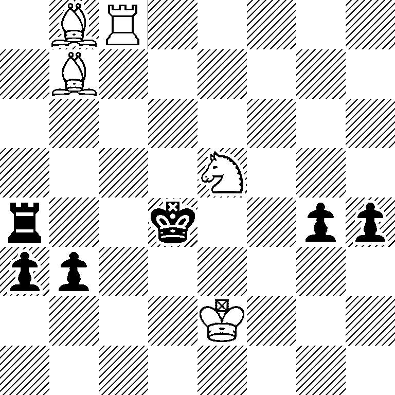 1BR5/1B6/8/4N3/r2k2pp/pp6/4K3/8