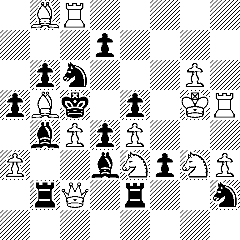 1BR5/3p4/1pn3P1/pBk1p1KR/1bPpP3/P2bNpNP/1rQ1r2n/8