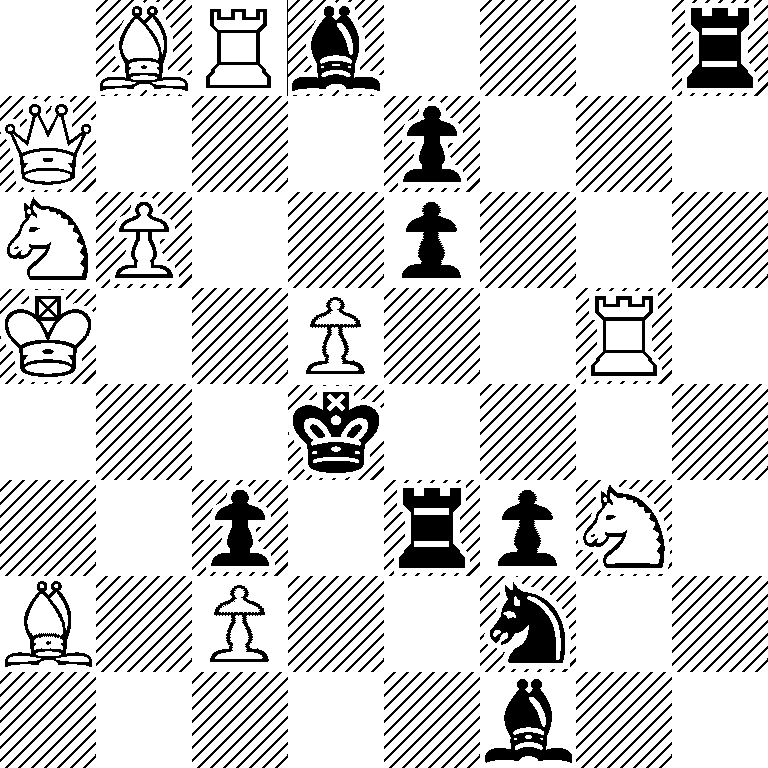 1BRb3r/Q3p3/NP2p3/K2P2R1/3k4/2p1rpN1/B1P2n2/5b2