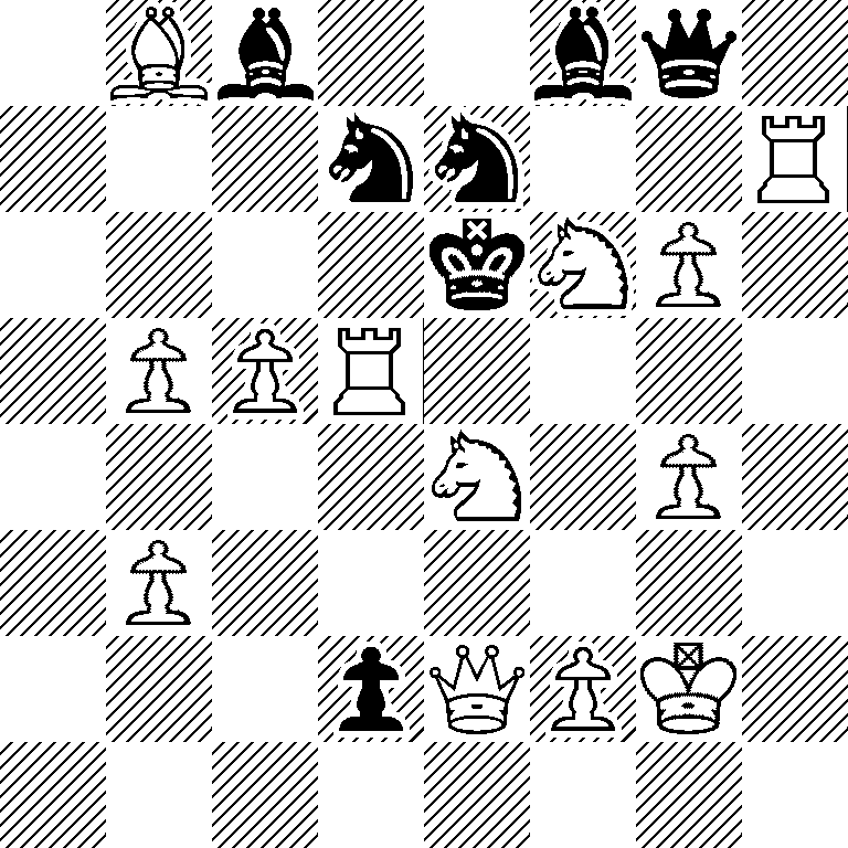 1Bb2bq1/3nn2R/4kNP1/1PPR4/4N1P1/1P6/3pQPK1/8