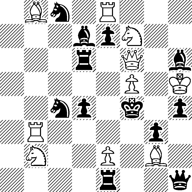 1Bn1R3/3bpN2/3r1Q1b/5P1K/2np1k1p/1R4p1/1N2P1B1/4r2q