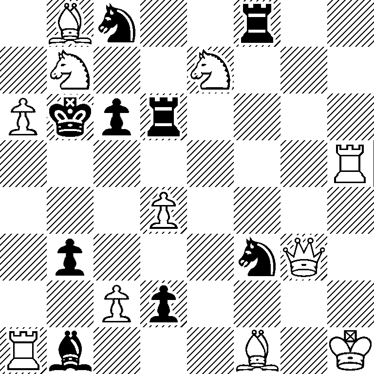 1Bn2r2/1N2N3/Pkpr4/7R/3P4/1p3nQ1/2Pp4/Rb3B1K