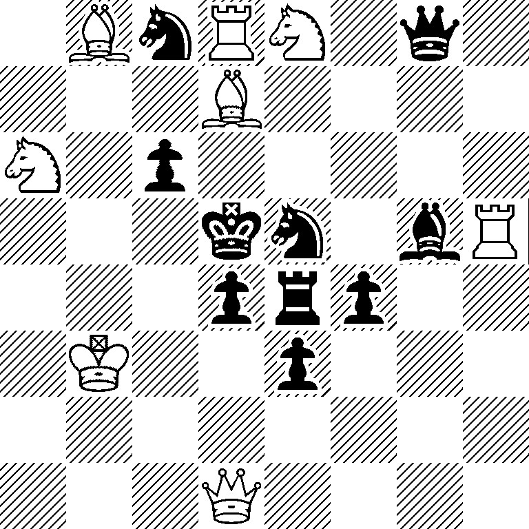 1BnRN1q1/3B4/N1p5/3kn1bR/3prp2/1K2p3/8/3Q4