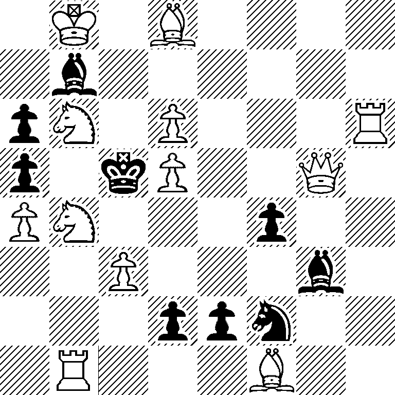 1K1B4/1b6/pN1P3R/p1kP2Q1/PN3p2/2P3b1/3ppn2/1R3B2