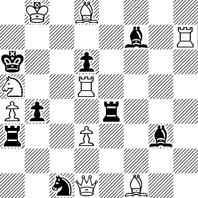 1K1B4/5b1R/k2p4/N2R4/Pp2r3/r2P2b1/8/2nQ1B2