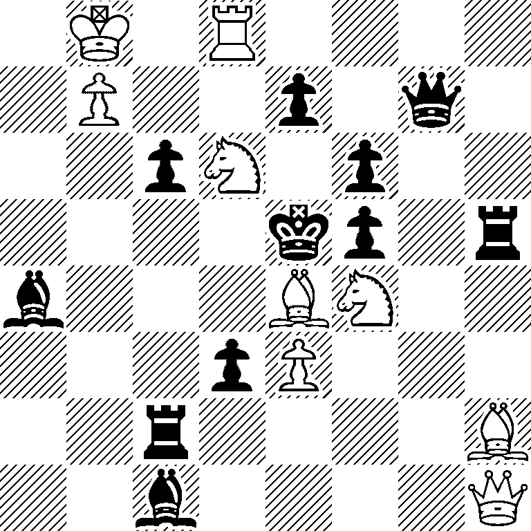 1K1R4/1P2p1q1/2pN1p2/4kp1r/b3BN2/3pP3/2r4B/2b4Q