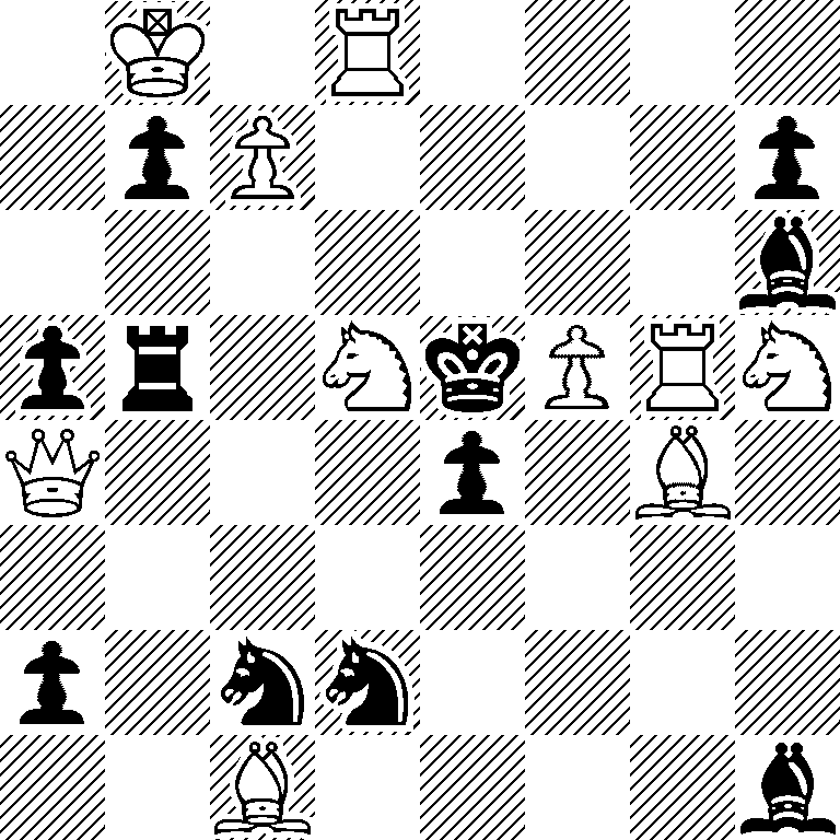 1K1R4/1pP4p/7b/pr1NkPRN/Q3p1B1/8/p1nn4/2B4b