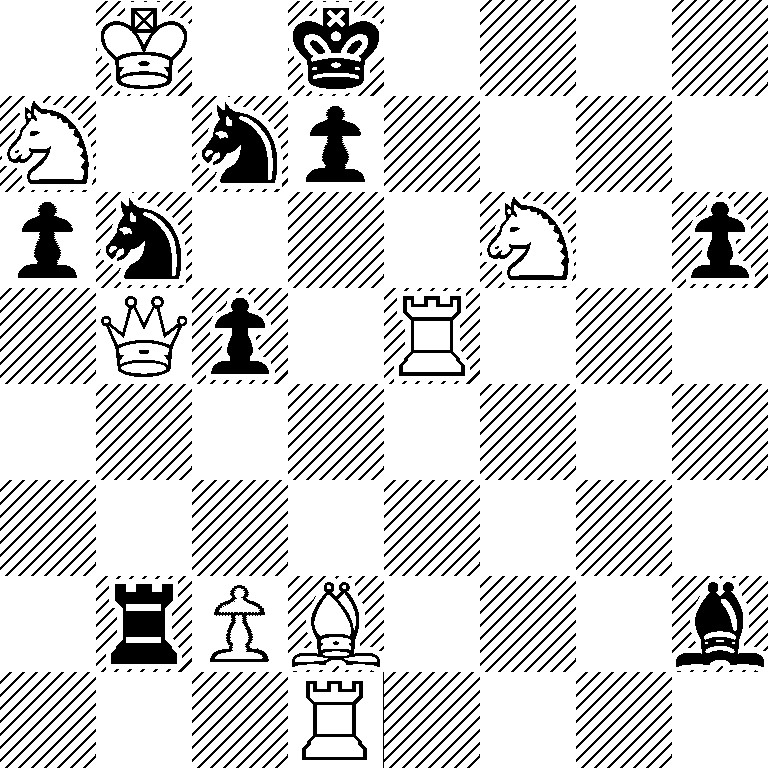 1K1k4/N1np4/pn3N1p/1Qp1R3/8/8/1rPB3b/3R4