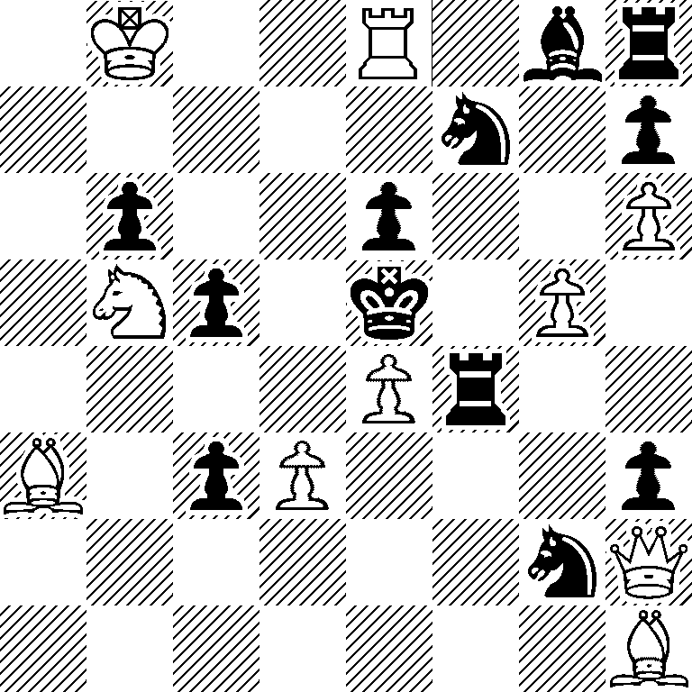 1K2R1br/5n1p/1p2p2P/1Np1k1P1/4Pr2/B1pP3p/6nQ/7B