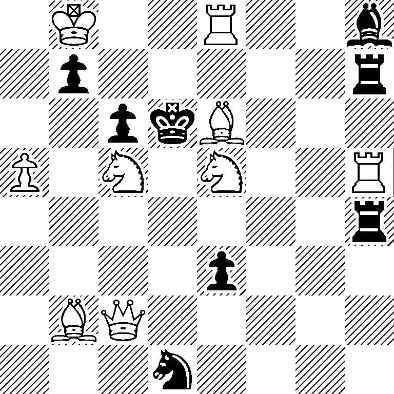 1K2R2b/1p5r/2pkB3/P1N1N2R/7r/4p3/1BQ5/3n4