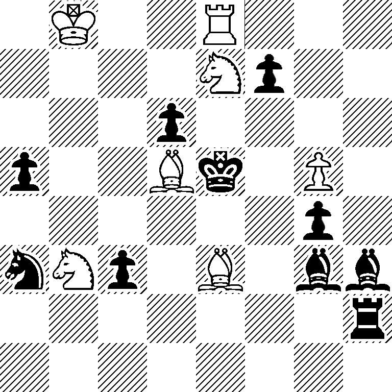 1K2R3/4Np2/3p4/p2Bk1P1/6p1/nNp1B1bb/7r/8
